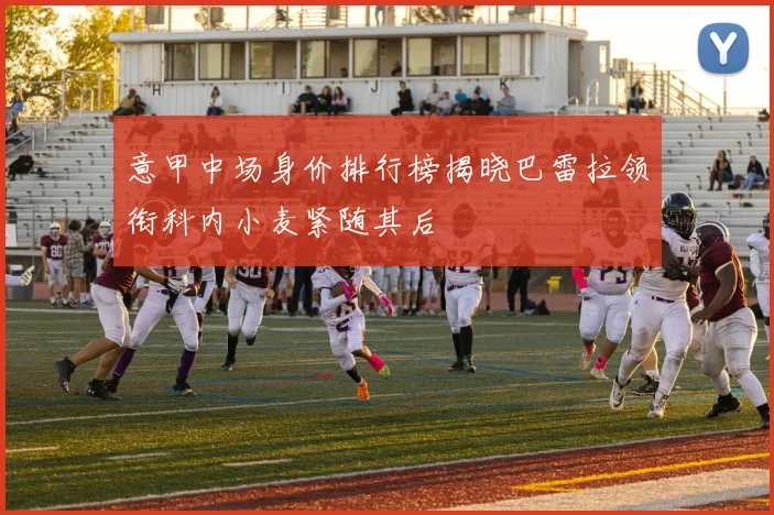 意甲中场身价排行榜揭晓巴雷拉领衔科内小麦紧随其后
